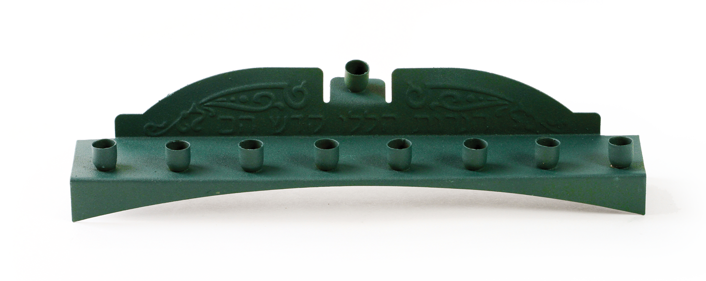 Green Candle Menorah