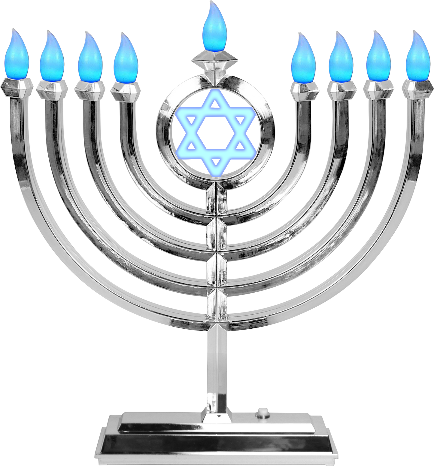 LED menorah Classic - Silver