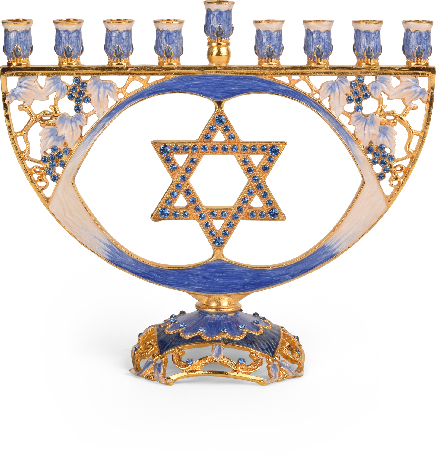 Jeweled Menorah - Star Of David