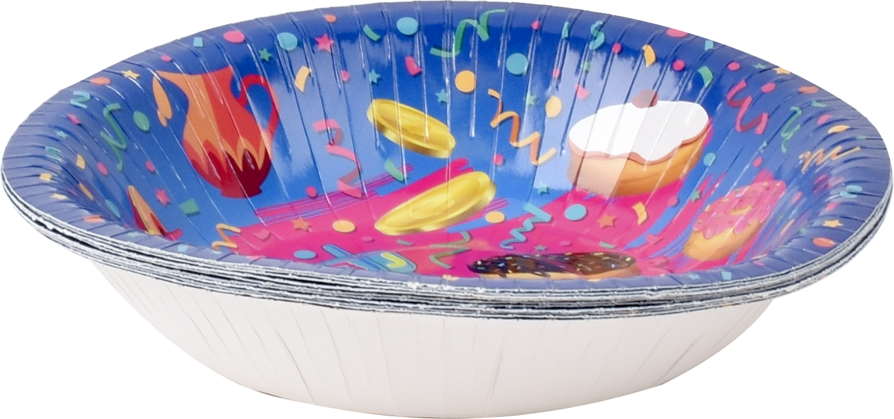 10pk Chanukah Soup Plates