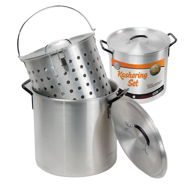 Kashering Pot with Mesh Basket