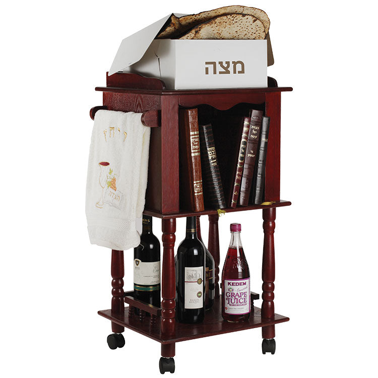 Matzah Stand with Towel Rod