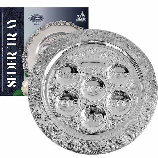 Pewter Seder Plate