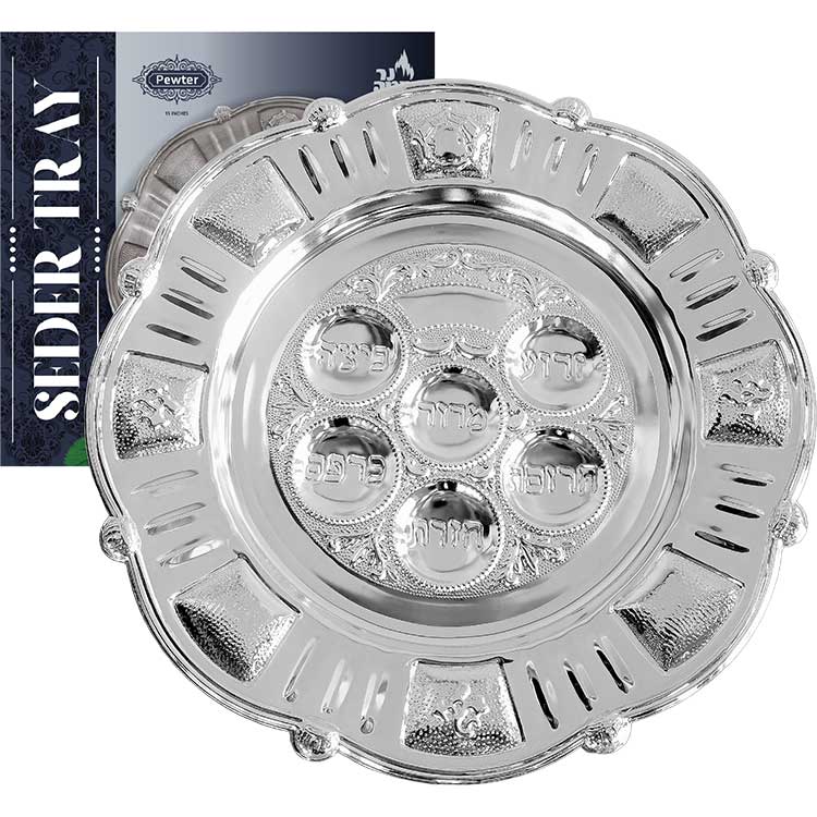 Pewter Seder Plate