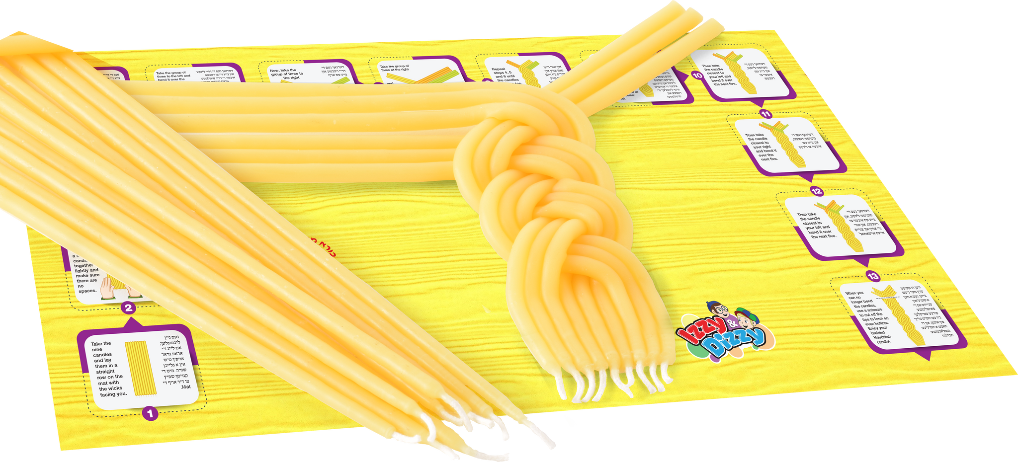 Havdalah Making Kit - Yellow Beeswax