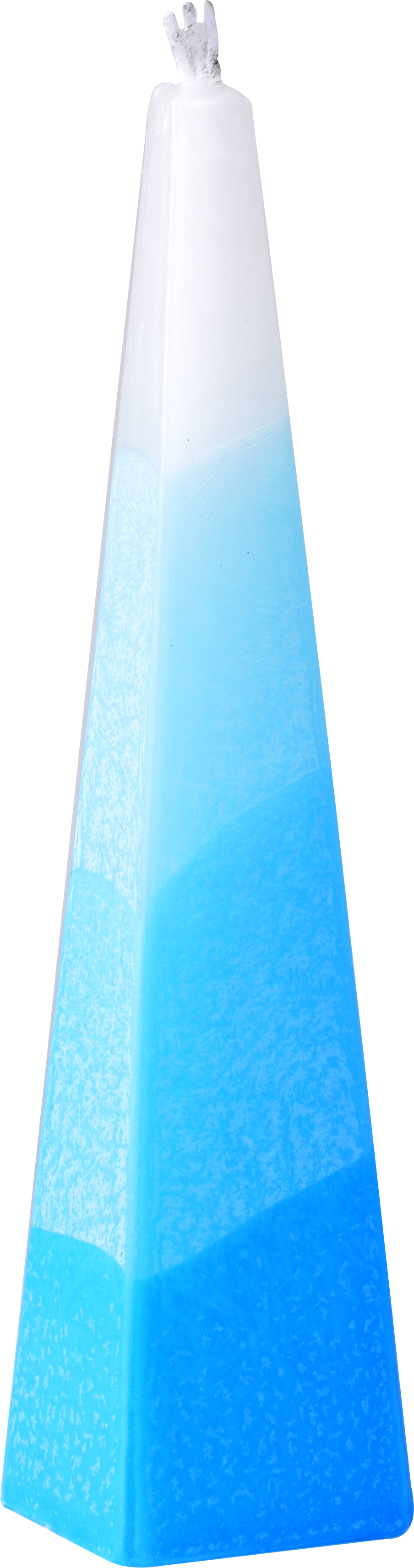 Pyramid Havdalah Candle-Blue