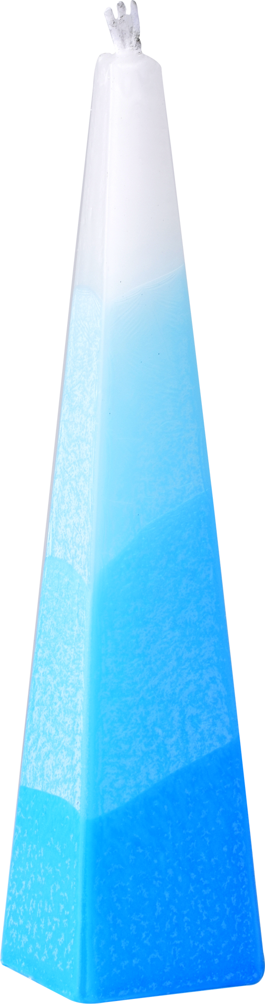 Pyramid Havdalah Candle-Blue