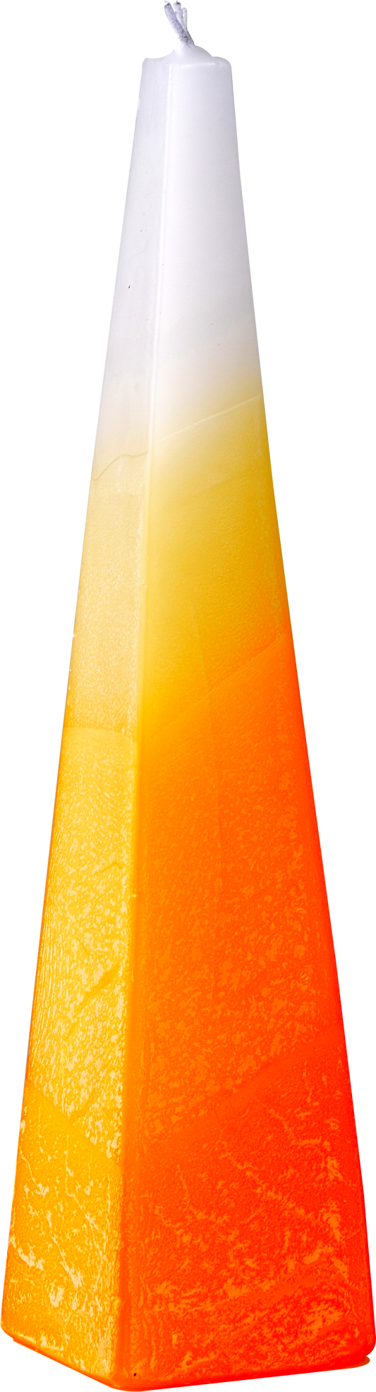 Pyramid Havdalah Candle-Orange
