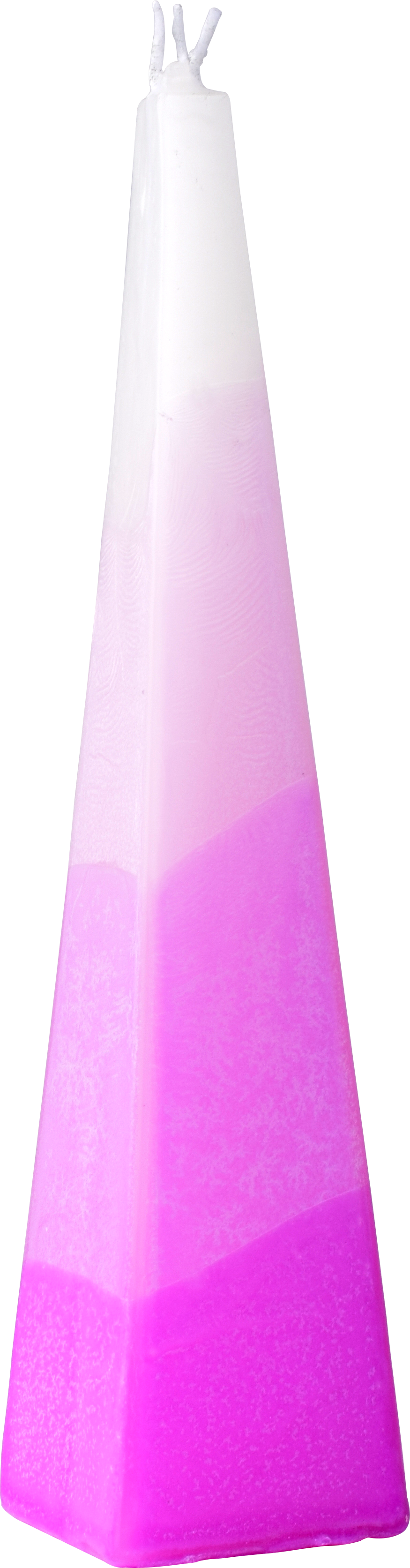 Pyramid Havdalah Candle-Purple