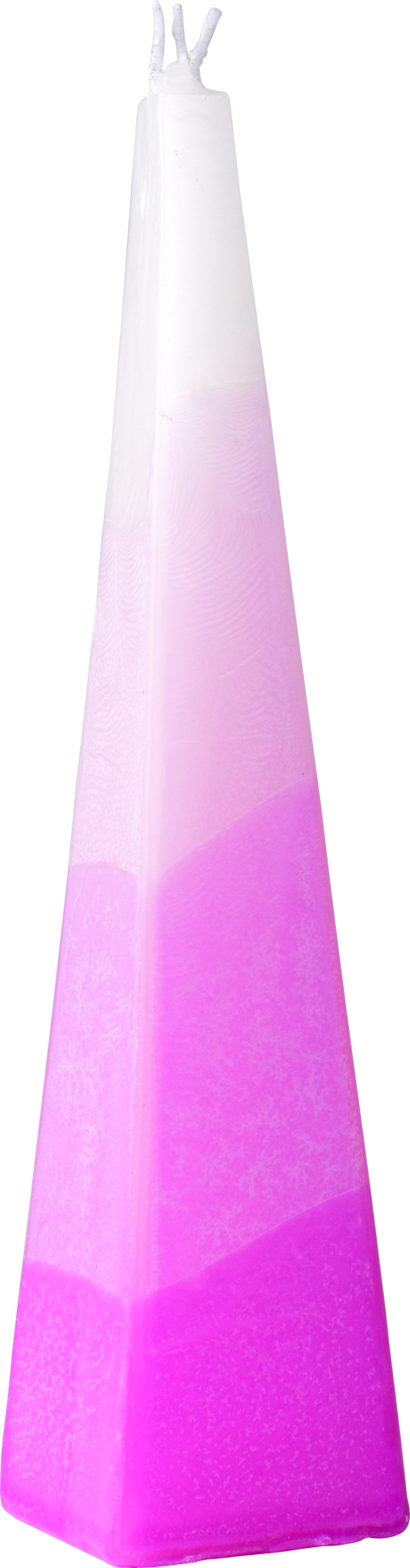 Pyramid Havdalah Candle-Purple