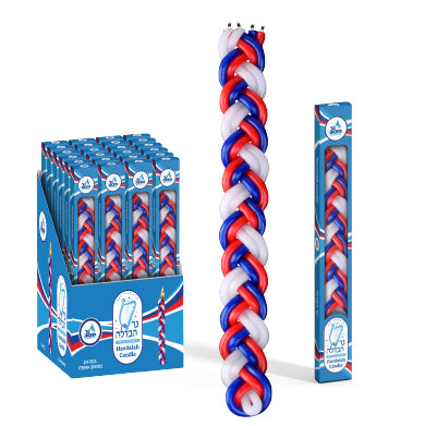 Large Flat Havdalah Candle