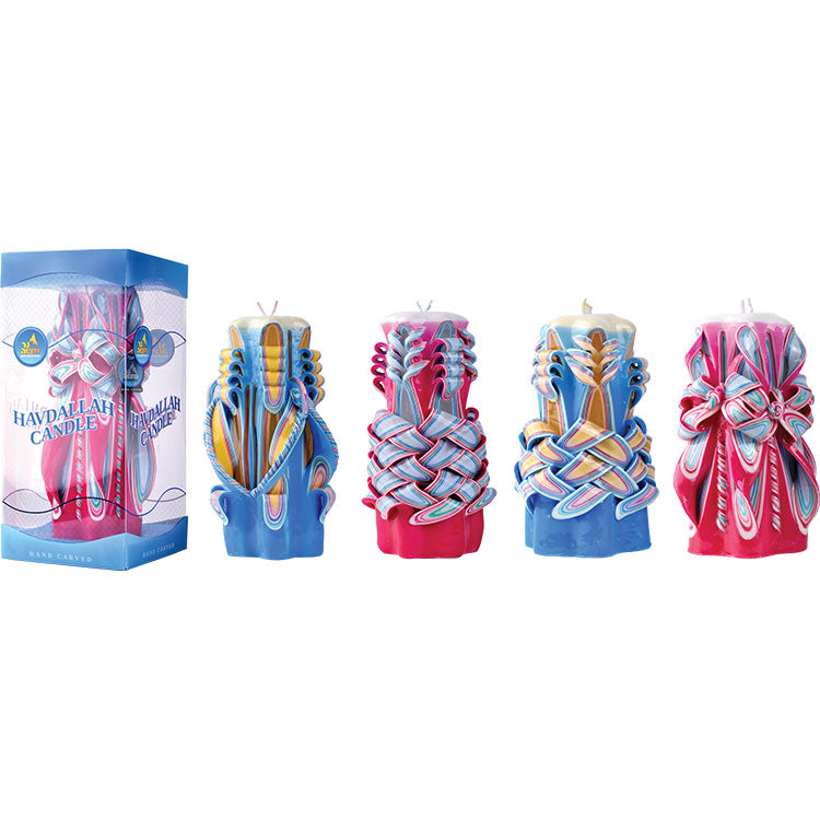 6" Carved Havdalah Candle