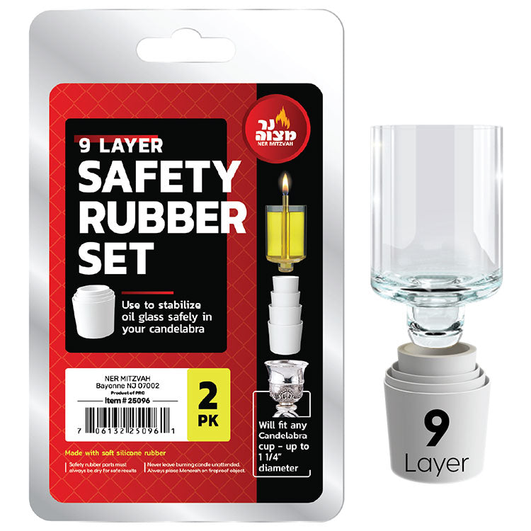 9 Layer Safety Rubber Set - 2 Pk.
