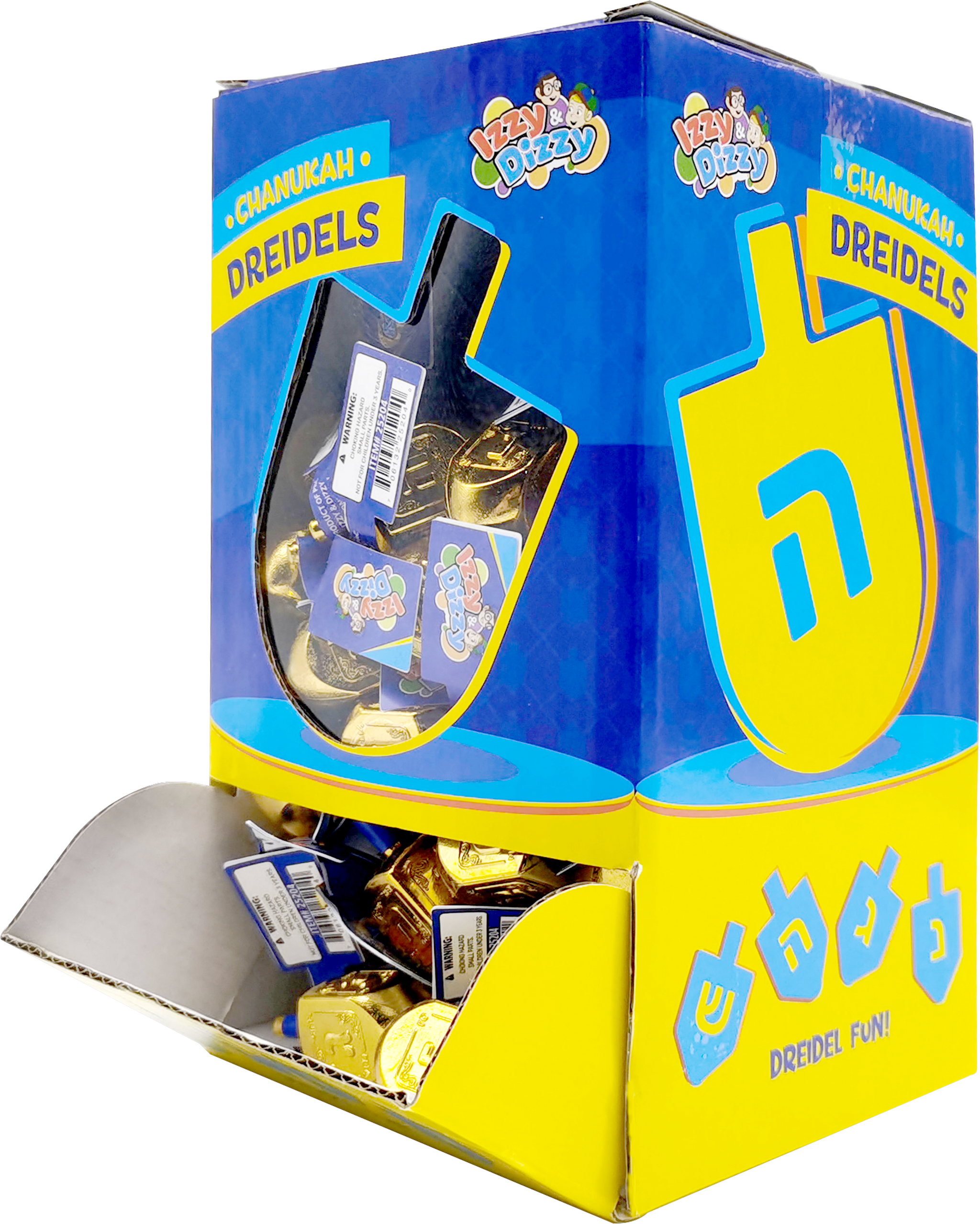 100 Gold Dreidels Medium