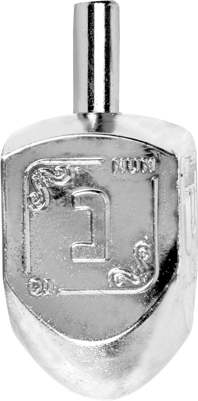 100 Medium Silver Dreidels