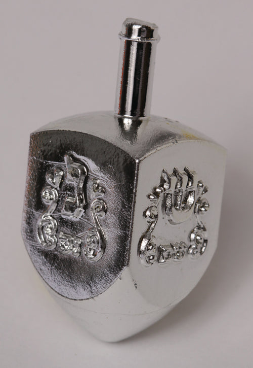 100 Medium Silver Dreidels