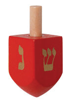 100 Small Colored Wood Dreidels