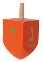 50 Large Colored Wood Dreidels