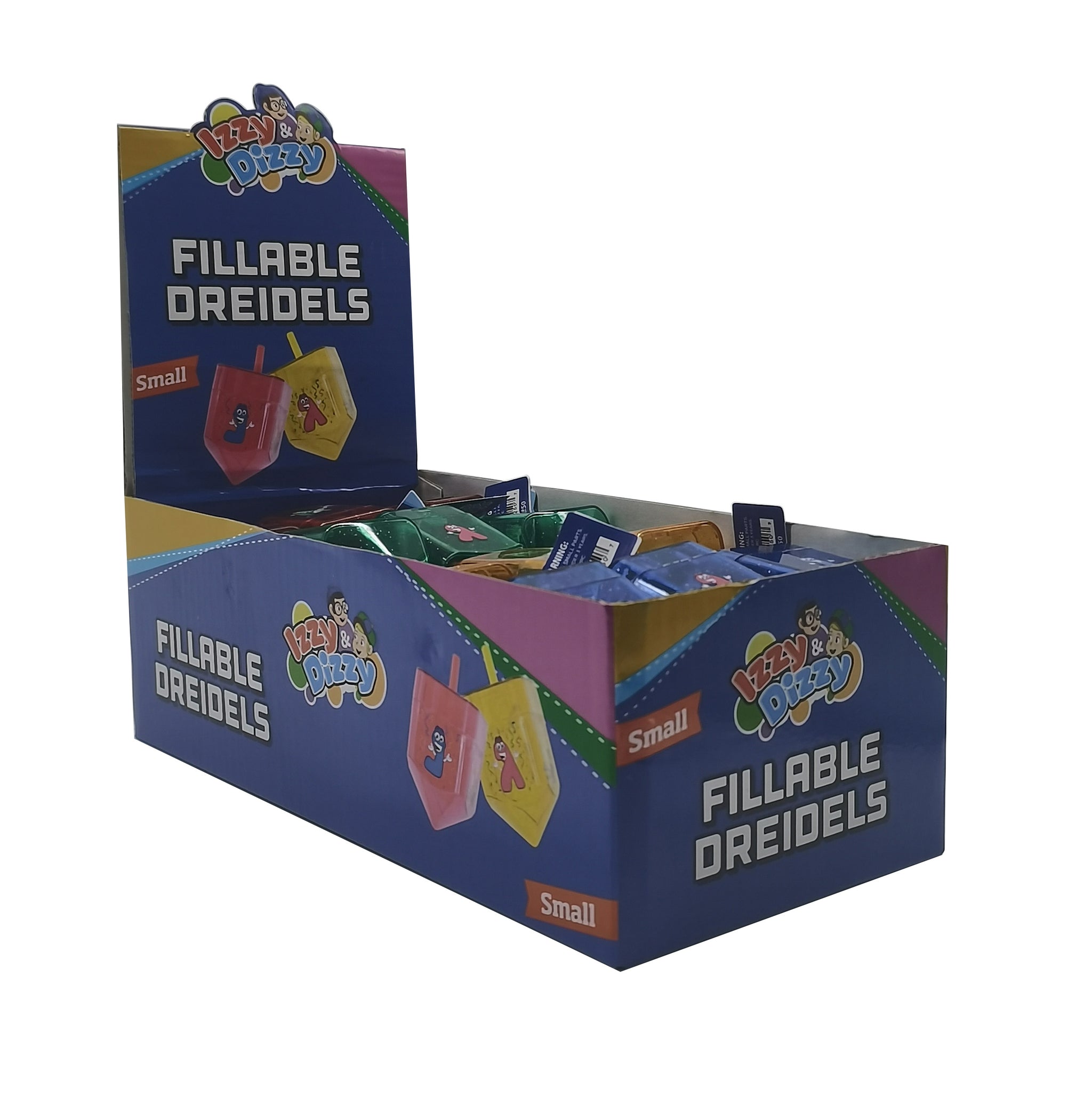 24 Fillable Dreidels Small