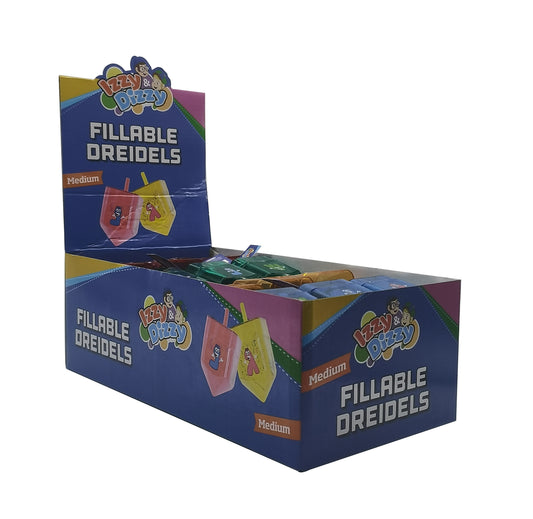 24 - Medium Fillable Dreidels