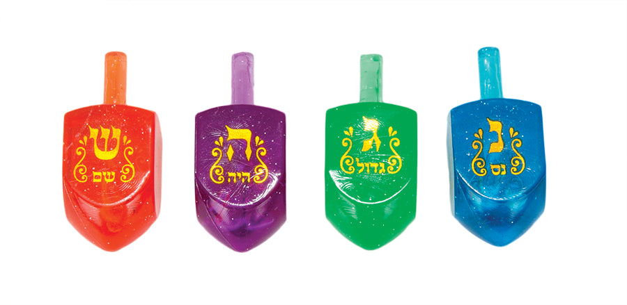 100 Lucite Dreidels Medium