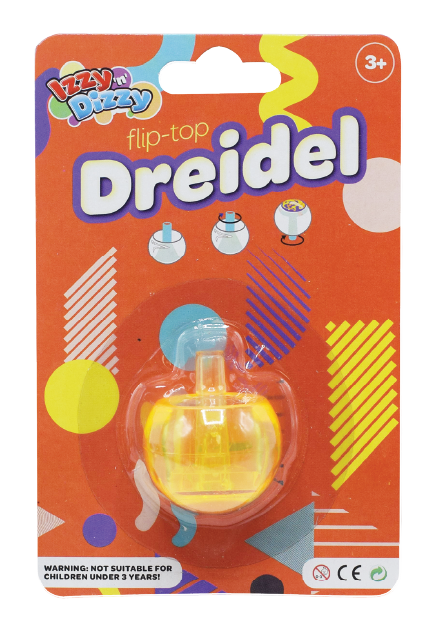 Flip Top Dreidels - Lucite