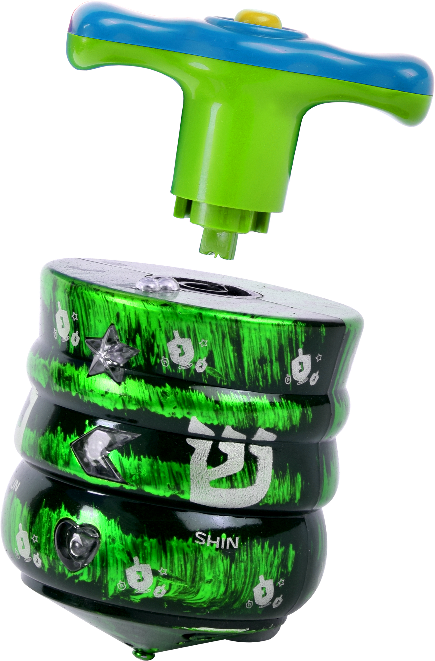 Laser Dreidel - Yiddish