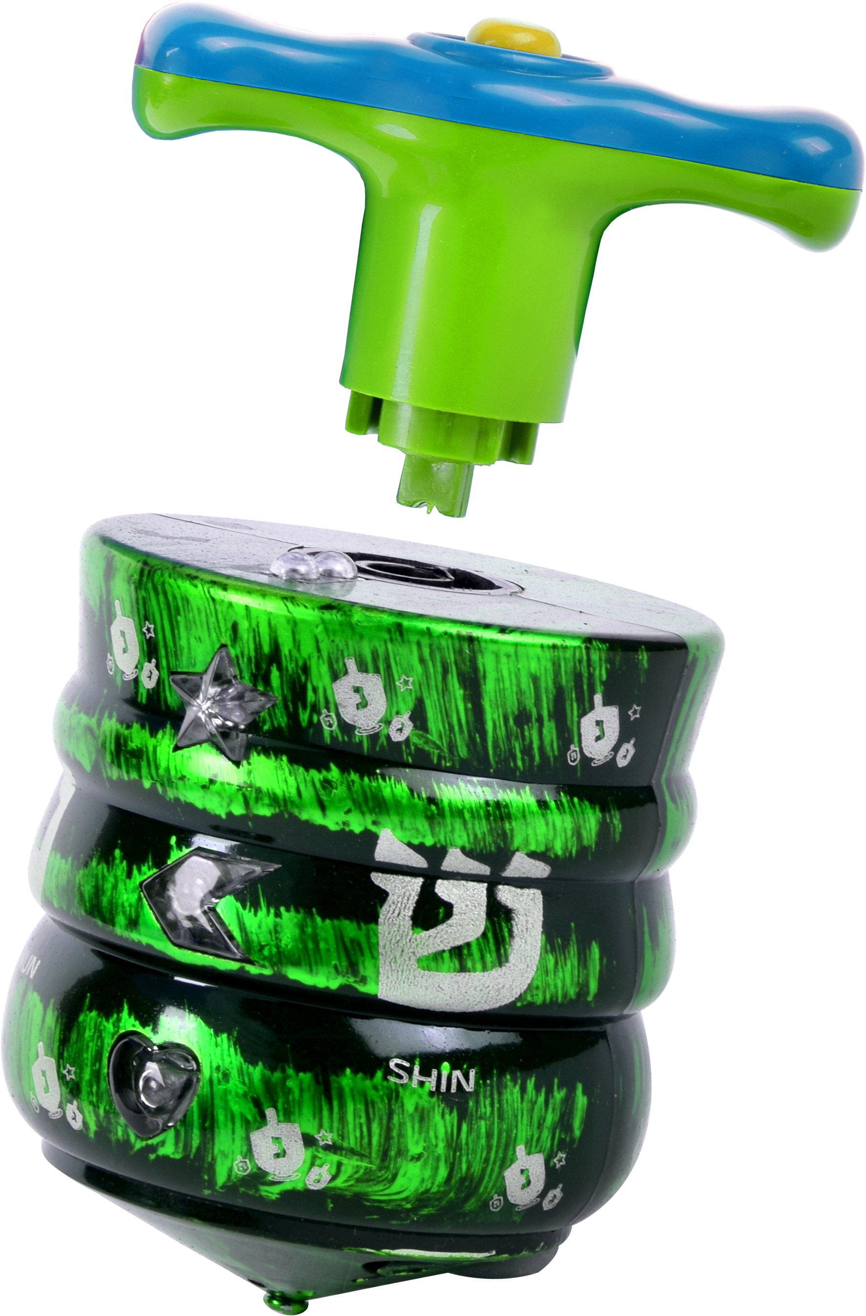 Laser Dreidel - Yiddish