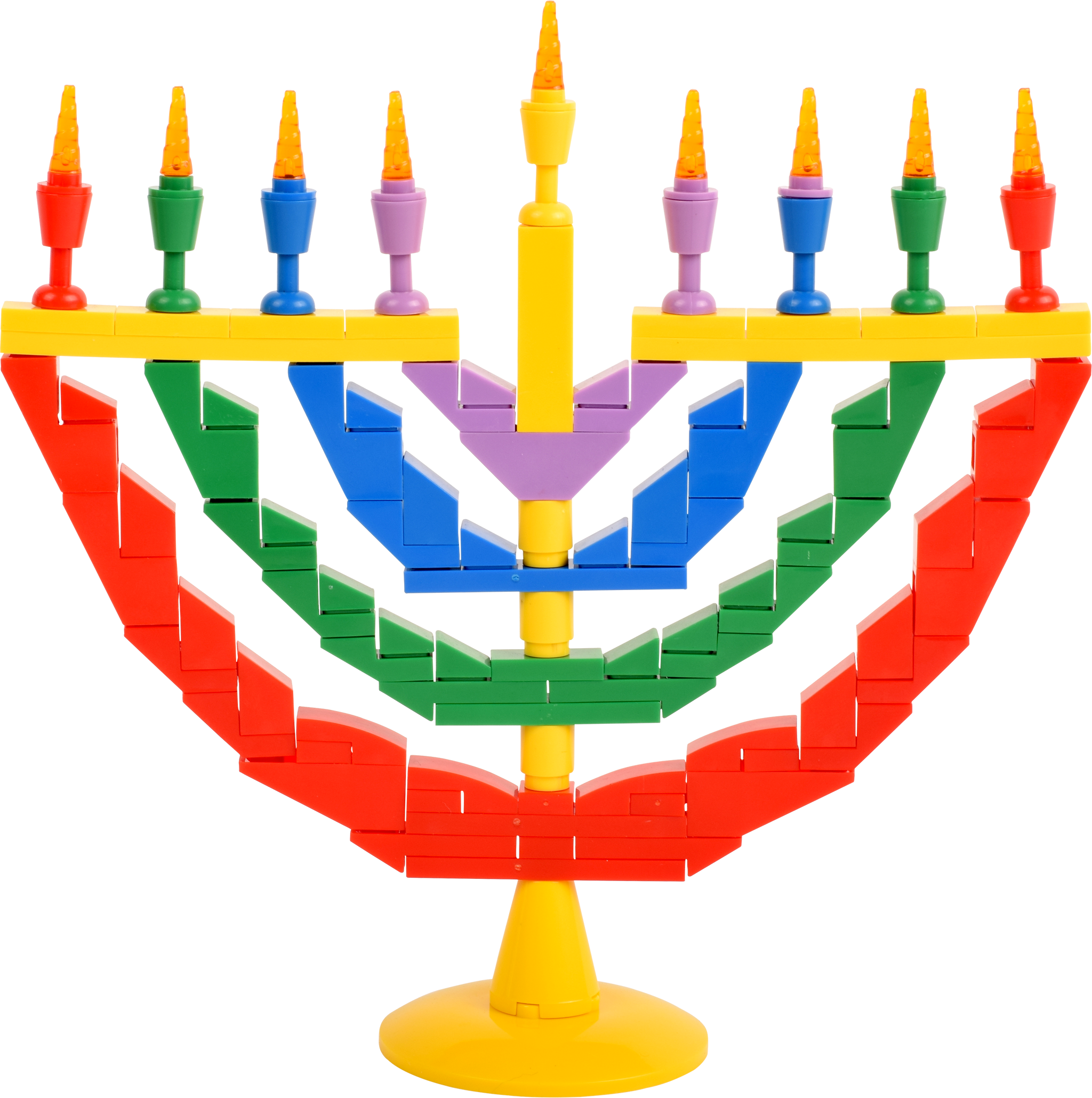 Bricks Menorah Set