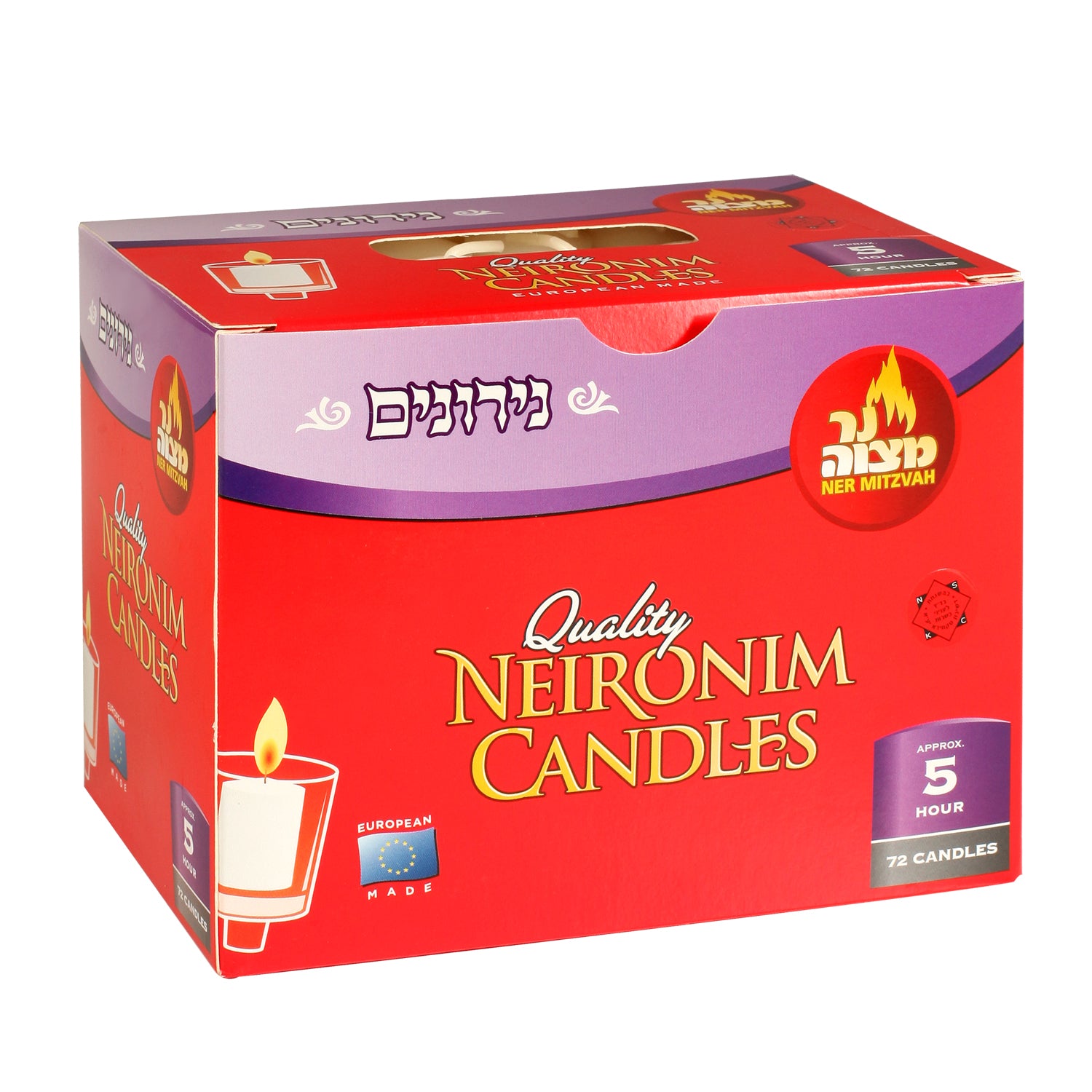 5 Hour Neironim Candles - 72 Pk
