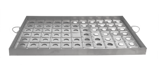 Metal Tray for 76 Mini Tealights
