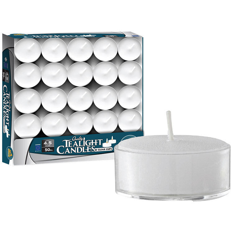 50 pk. Plastic Cup Tealights