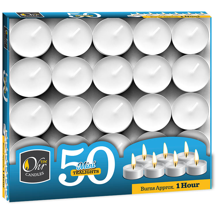 Ohr Mini Tealight Candles 50pk.