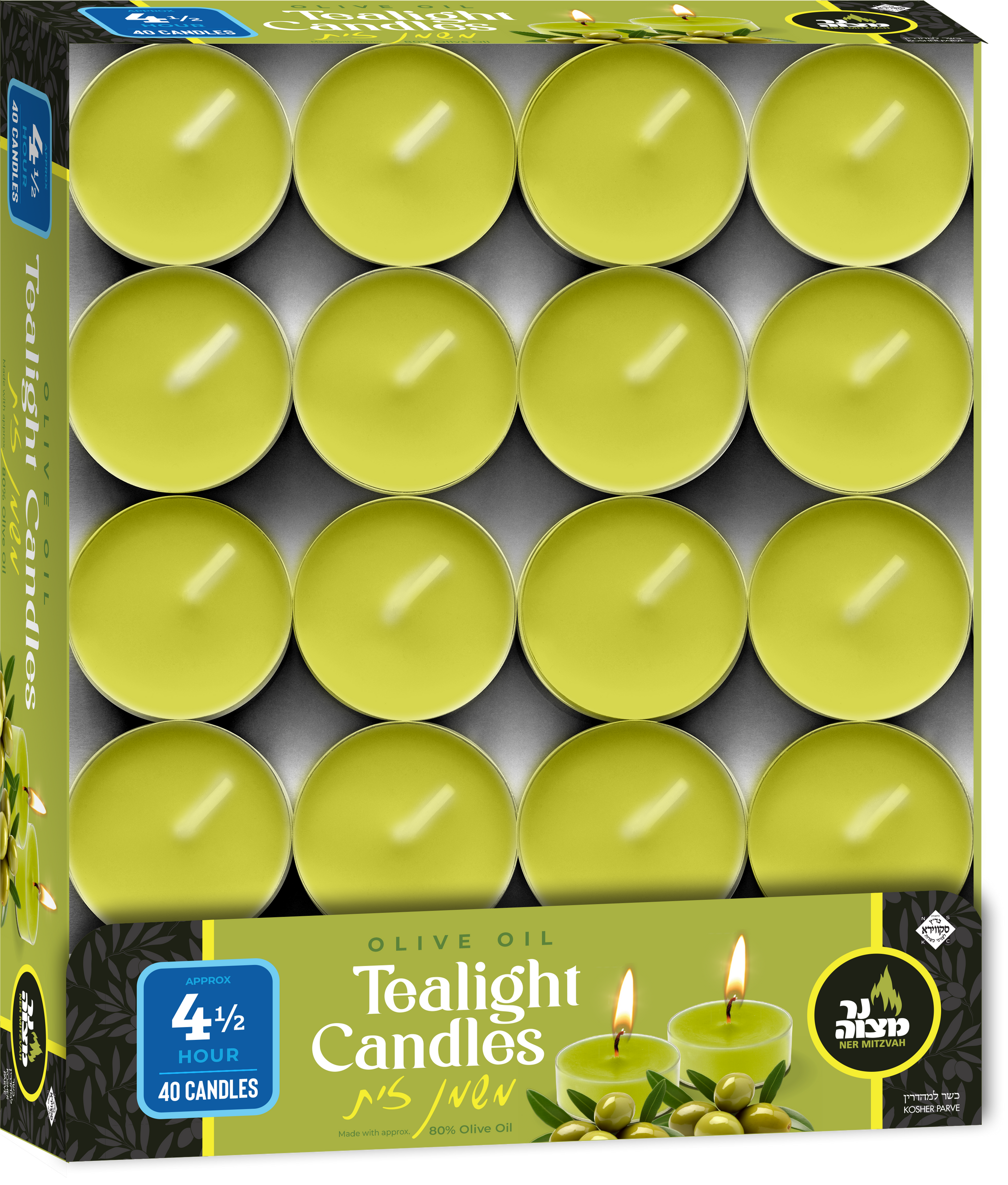 40pk. Olive Oil Tealight