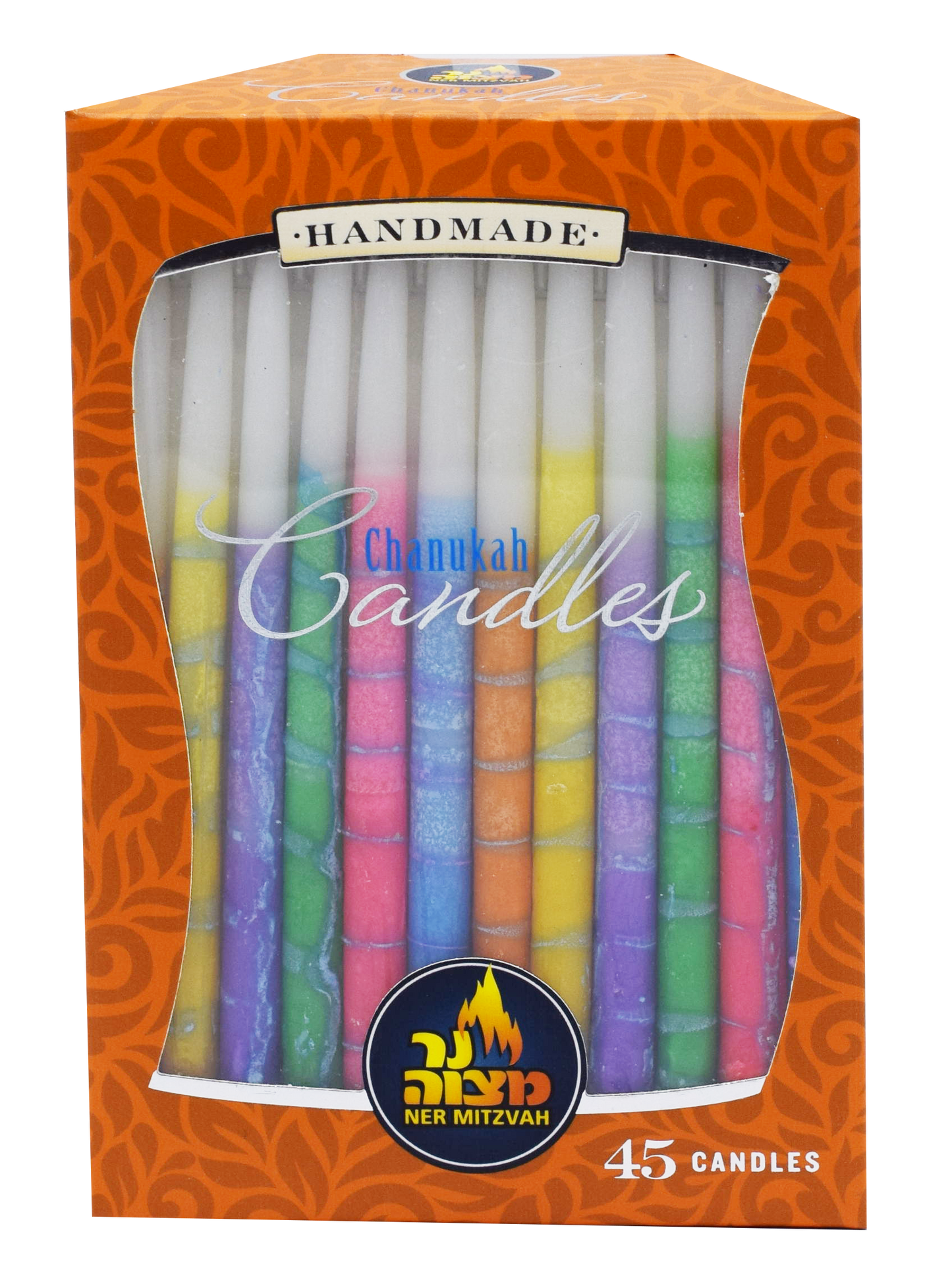 Decorated Chanukah Candles