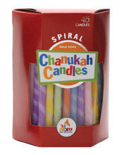 Spiral  Chanukah Candles