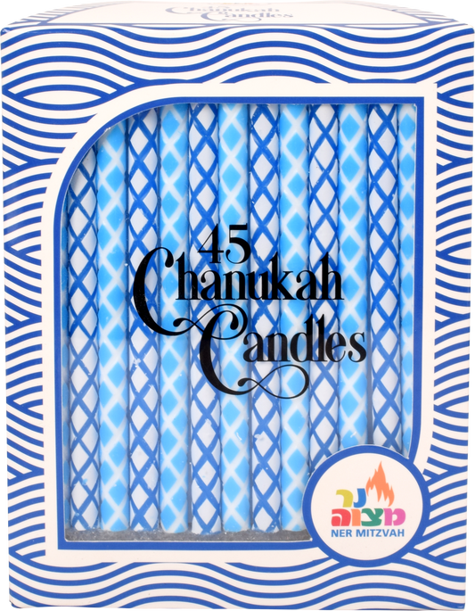 Mini Decorated Chanukah Candles