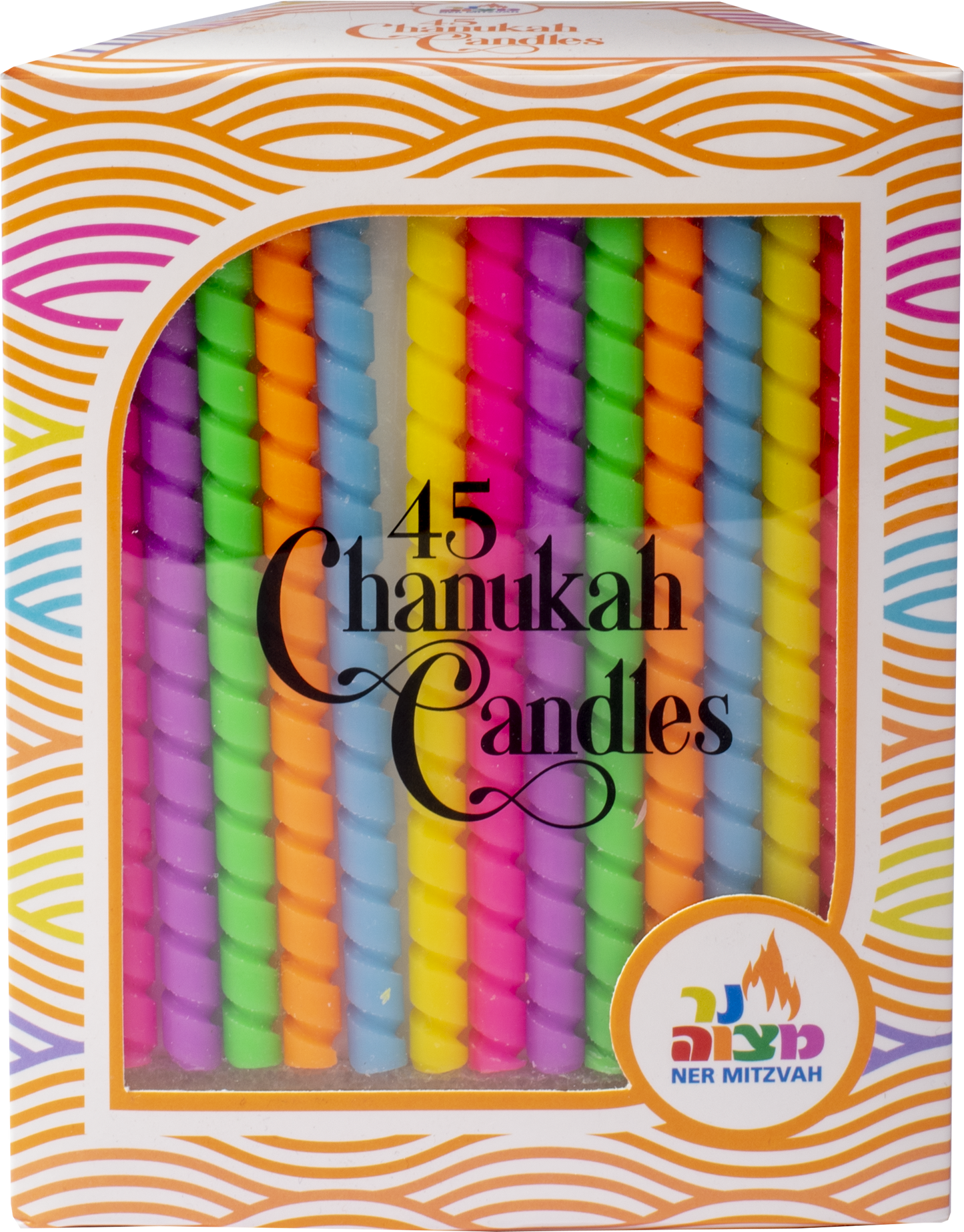 Multi Color Spiral Candles