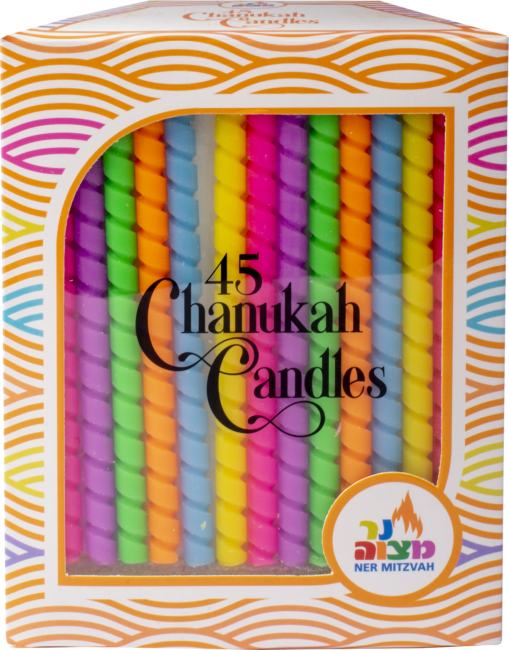 Multi Color Spiral Candles