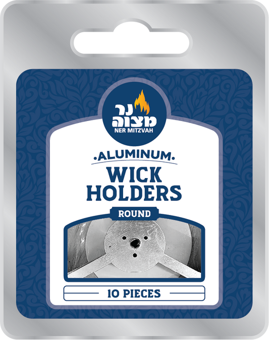 Round Aluminum Wick Holders