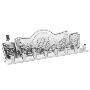 Silver Tin Menorah