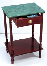 Marble top Menorah Stand