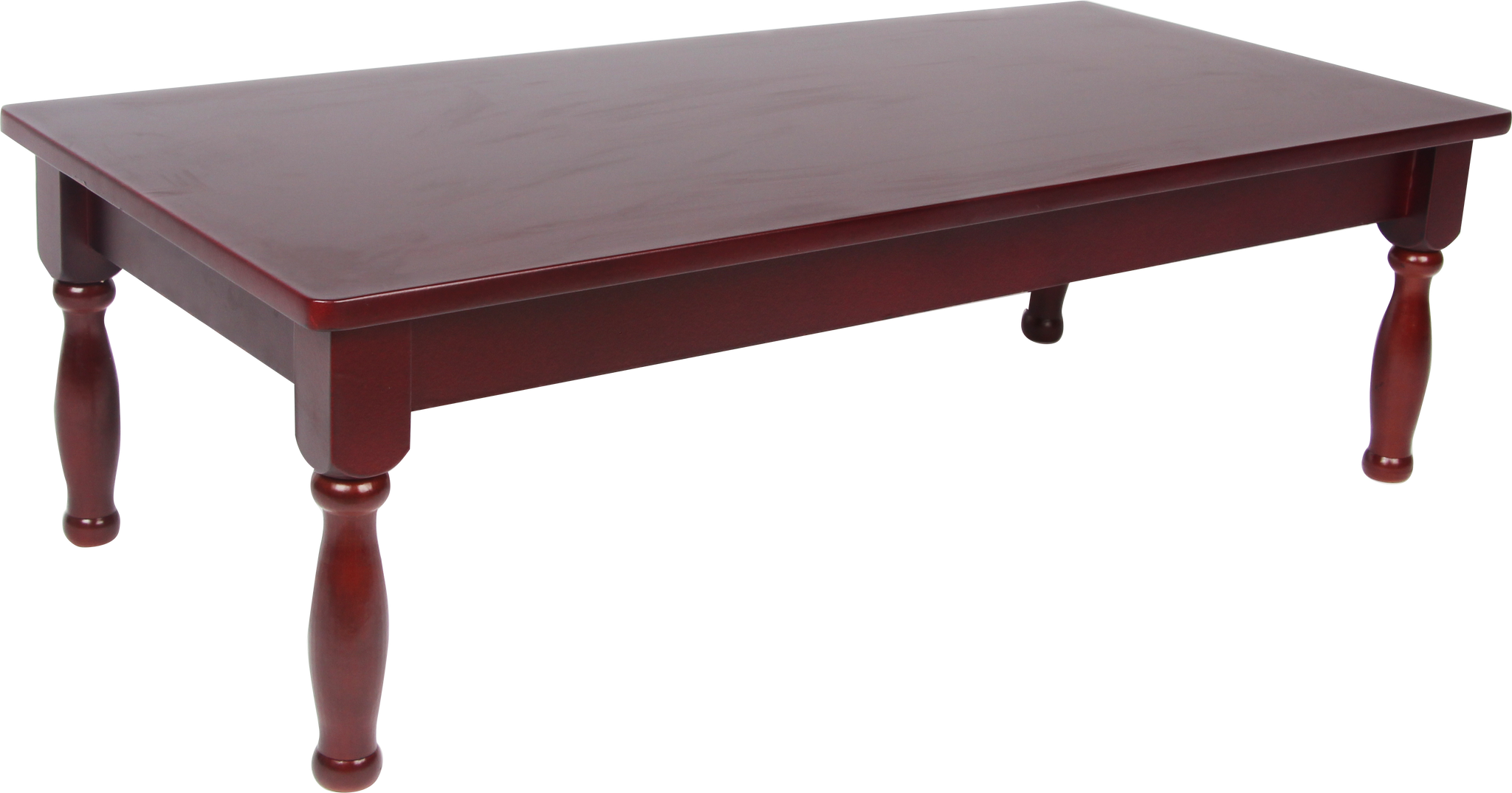 Family Size Mahogany Menorah Stand