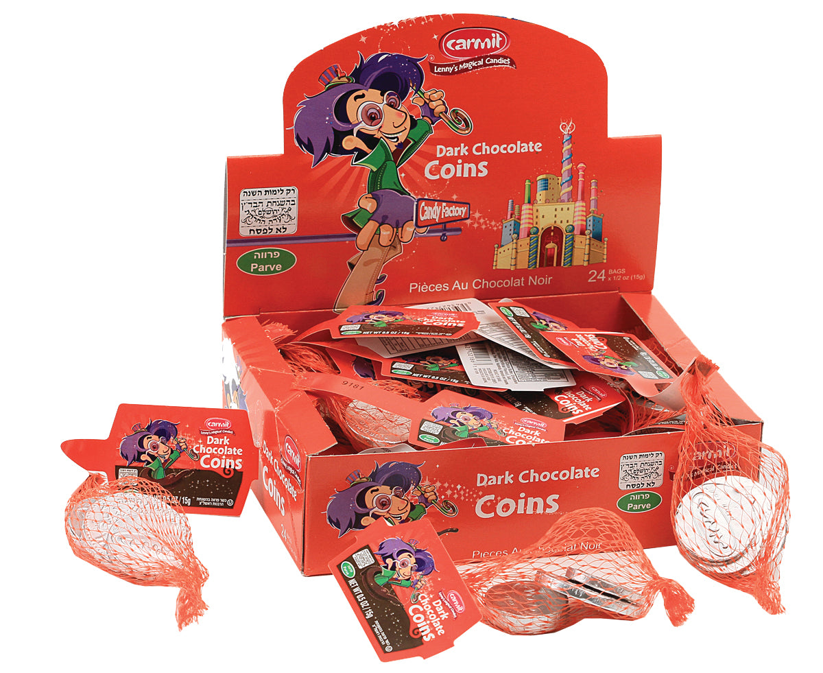 Carmit Chocolate Coins Pareve