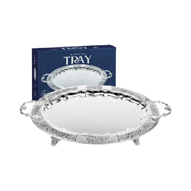 Silver Plated Tray Oval