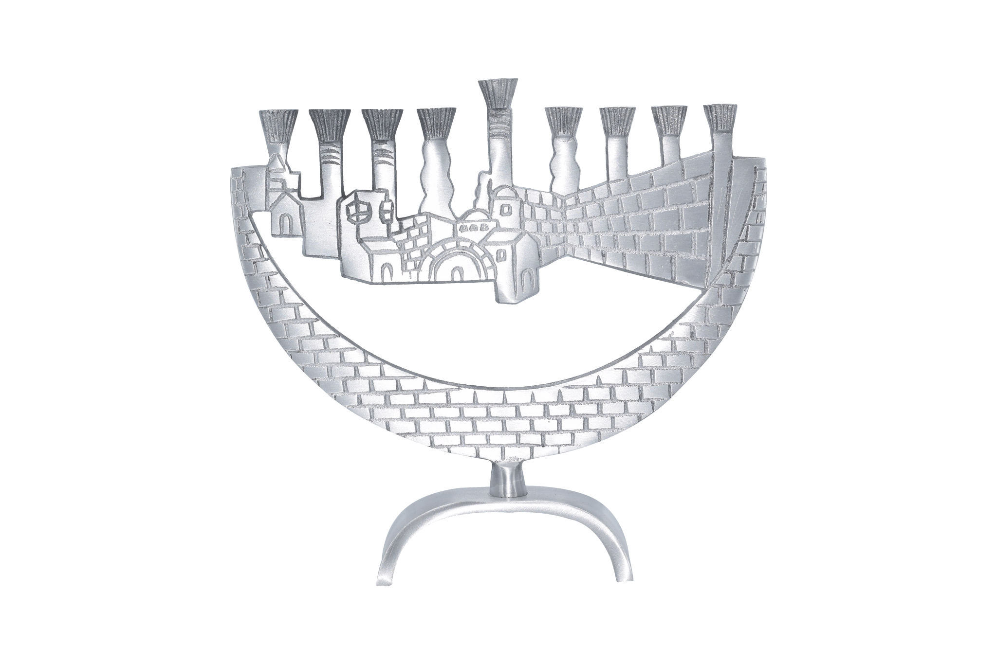 Kotel Aluminum Menorah