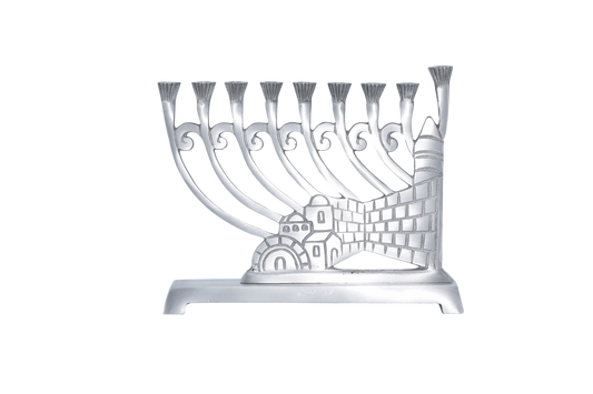 Wall of Lights Aluminum Menorah