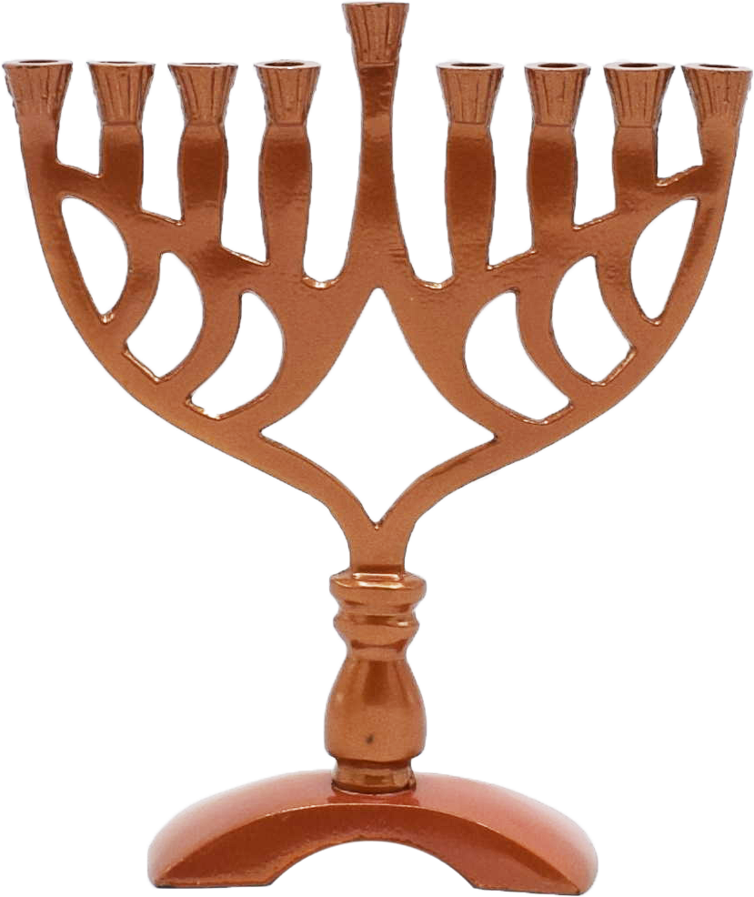Bronze Colored 7 √Ç¬Ω" Menorah