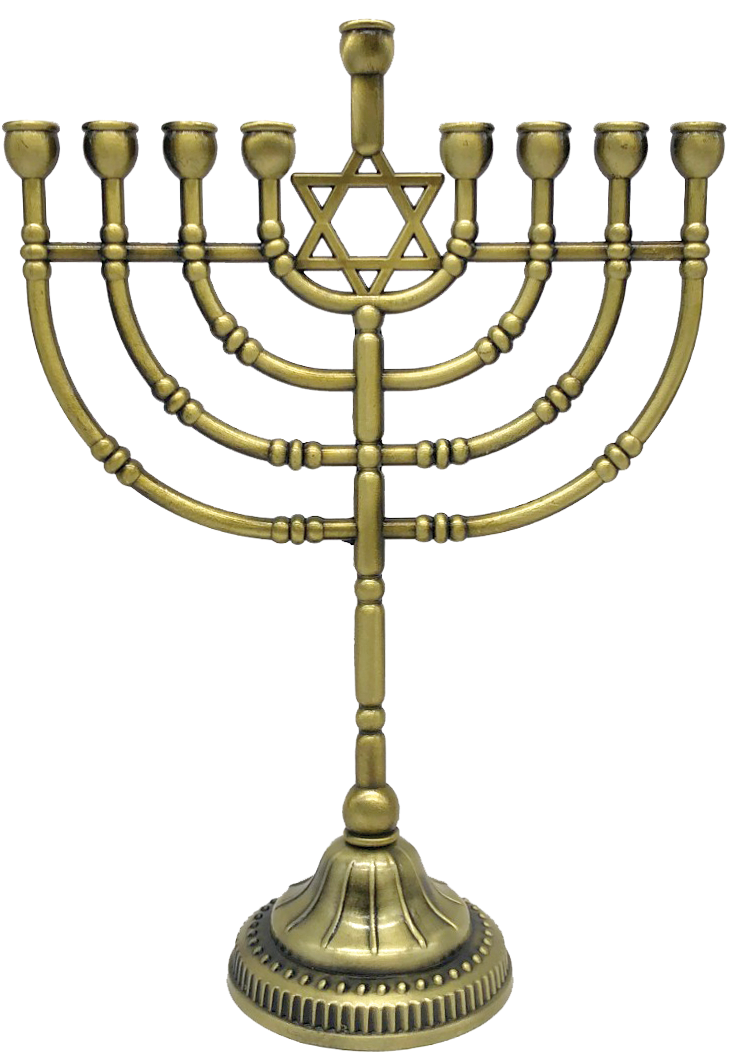 Traditional Menorah Bronz Finish