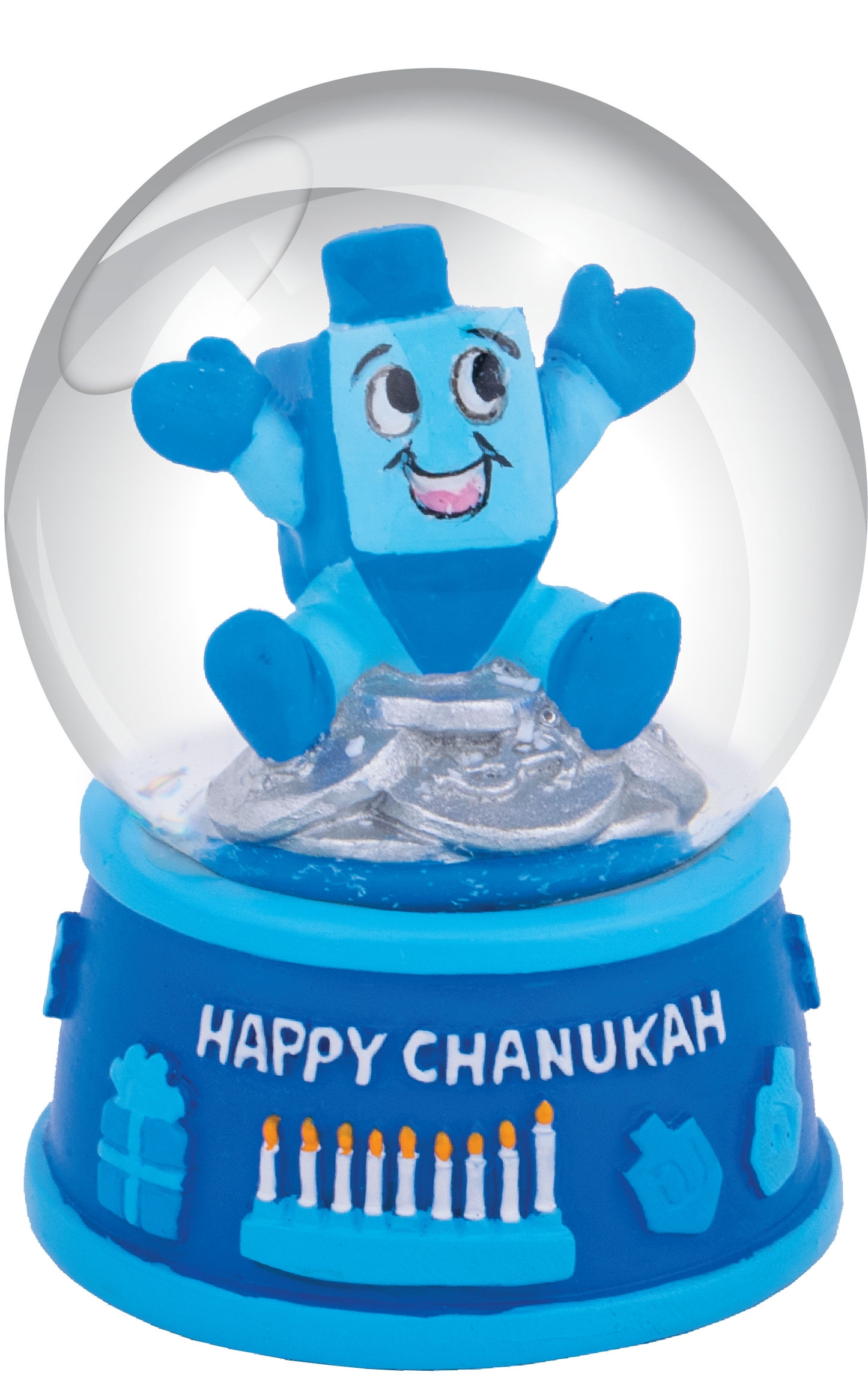 Mini Snowglobes - Blue & White